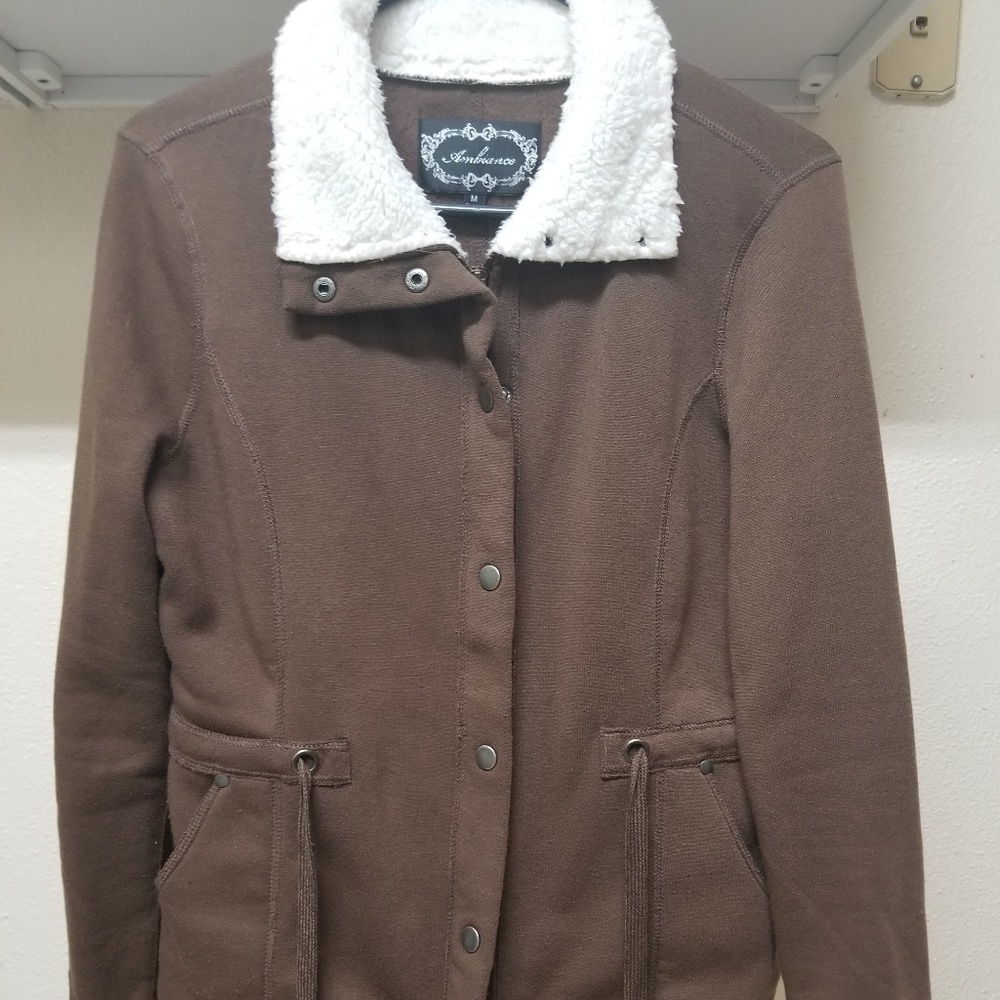 Ambiance Anorak Women's Brown Jacket Medium